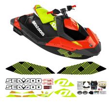 Adesivos Chili Pepper/Pear Compatível Sea-Doo Spark Trixx