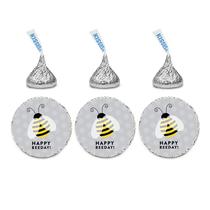 Adesivos Chocolate Drop Labels Andaz Press Birthday, pacote com 216