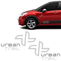 Adesivos Citroen C3 Urban Trail 2019 Prata Modelo Original Adesivos Citroen C3 Urban Trail 2019 Prata Modelo Original