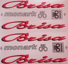 ADESIVOS COLANTE BIKES BRISA MONARK Vermelho
