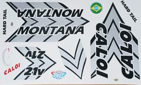 Adesivos colante bikes caloi montana 21 v cores