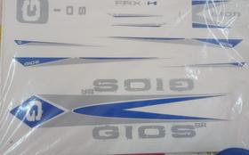Adesivos Colante Bikes GIOS AZUL Adesivos Colante Bikes GIOS AZUL