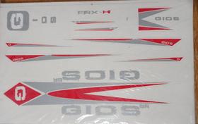 Adesivos Colante Bikes GIOS VERMELHO