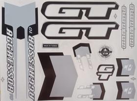 Adesivos Colante Bikes GT AGRESSOR 1,0 PRATA