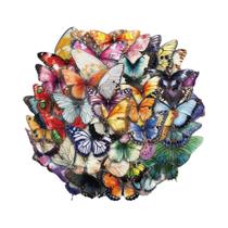 Adesivos Coloridos De Graffiti De Borboleta 50 Peças Impermeáveis DIY Decoração Para Guitarra Quadro