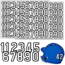 Adesivos com números de capacete LYGIV 110PCS para capacete esportivo Adesivos com números de capacete LYGIV 110PCS para capacete esportivo