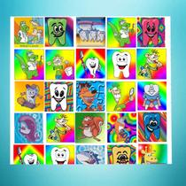 Adesivos com Temas de Saúde Bucal - Pacote com 50 Unidades - D-Express