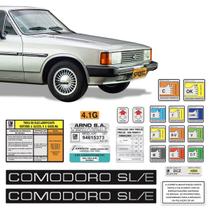 Adesivos Comodoro + Etiquetas Garantida Opala Caravan 88/89 Adesivos Comodoro + Etiquetas Garantida Opala Caravan 88/89