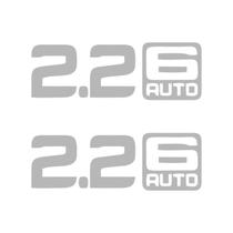 Adesivos Compatíveis C/ Ranger 2.2 6 Auto Emblema Lateral