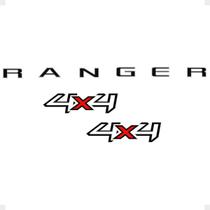 Adesivos Compatíveis C/ Ranger /2016 4x4 + Faixa Traseira
