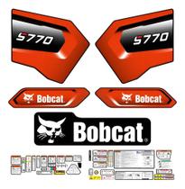 Adesivos Compatível Mini Carregadeira Bobcat S770 2020 Adesivos Compatível Mini Carregadeira Bobcat S770 2020
