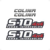 Adesivos Compatível S10 2011 Colina + 4x4 Turbo Intercooler Adesivos Compatível S10 2011 Colina + 4x4 Turbo Intercooler