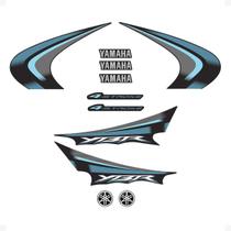 Adesivos Compatível Yamaha Ybr 125 2008 Moto Preta + Logos
