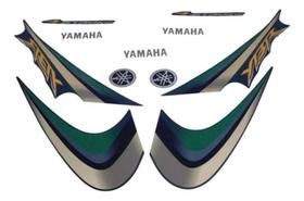 Adesivos Compatível Ybr 125 2007 Verde Perolizado Resinado