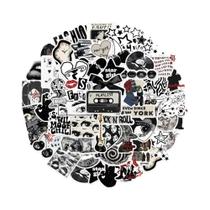 Adesivos Criativos À Prova d'Água Y2K Pretos 50PCS Para Capas De Telefone, Laptop, Copos De Água,