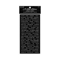 Adesivos Criativos De Alfabeto Em Pacote Com 3 Peças Para Scrapbooking, Diário, Planejador, Adesivos Criativos De Alfabeto Em Pacote Com 3 Peças Para Scrapbooking, Diário, Planejador,