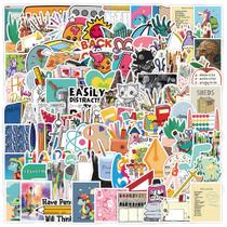 Adesivos Cute Learning Tools, 100 unidades à prova d'água para crianças