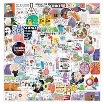 Adesivos de 100 peças à prova d'água do Science Lab para adolescentes e adultos