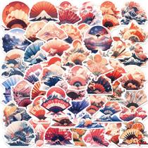 Adesivos de 50 unidades/lote em estilo japonês e vinil à prova d'água Adesivos de 50 unidades/lote em estilo japonês e vinil à prova d'água