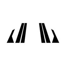 Adesivos De Acabamento Para Colunas De Porta E Janela Hyundai Azera Grandeur HG 2012-2017 (6 Peças) Adesivos De Acabamento Para Colunas De Porta E Janela Hyundai Azera Grandeur HG 2012-2017 (6 Peças)