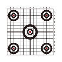 Adesivos De Alvo Para Prática De Tiro Em Preto E Branco Com 20 Peças, Portáteis Para Treinamento Com