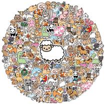 Adesivos de animais Anwyll 300 unidades de vinil impermeável para crianças Adesivos de animais Anwyll 300 unidades de vinil impermeável para crianças