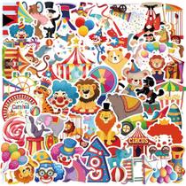 Adesivos De Animais De Circo Kawaii Em Cartoon, 50 Peças, DIY Para Laptop, Bagagem, Telefone, Adesivos De Animais De Circo Kawaii Em Cartoon, 50 Peças, DIY Para Laptop, Bagagem, Telefone,