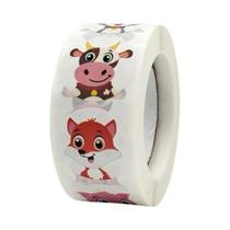 Adesivos De Animais Fofos 100 500 Pcs Selos Kawaii De Natal Para Embalagem De Bolos Scrapbooking