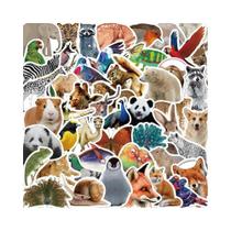 Adesivos De Animais Selvagens Do Zoológico Da Selva 50pcs Para Crianças Meninos Meninas Decoração De Adesivos De Animais Selvagens Do Zoológico Da Selva 50pcs Para Crianças Meninos Meninas Decoração De