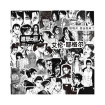 Adesivos De Anime Attack on Titan Eren Jaeger Preto E Branco 10 30 66 Peças Para Capa De Telefone, Adesivos De Anime Attack on Titan Eren Jaeger Preto E Branco 10 30 66 Peças Para Capa De Telefone,