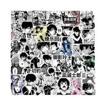 Adesivos De Anime Blue Lock Futebol 10 30 70pcs Preto Branco Desenhos De Graffiti Para Telefone