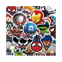 Adesivos De Anime Marvel Avengers 50PCS Impermeáveis Para Capacete De Motocicleta Skateboard Laptop