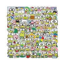 Adesivos De Anime Sanrio Hello Kitty Cinnamoroll Keroppi Kuromi 100PCS Para Mala Laptop DIY Decalque