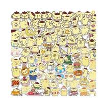 Adesivos De Anime Sanrio Hello Kitty Cinnamoroll Keroppi Kuromi 100PCS Para Mala Laptop DIY Decalque