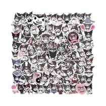 Adesivos De Anime Sanrio Hello Kitty Cinnamoroll Keroppi Kuromi 100PCS Para Mala Laptop DIY Decalque