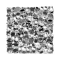Adesivos De Anime Sanrio Hello Kitty Cinnamoroll Keroppi Kuromi 100PCS Para Mala Laptop DIY Decalque