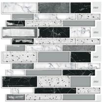 Adesivos de azulejo DEWOO Self Adhesive Backsplash Wall Marble 3D