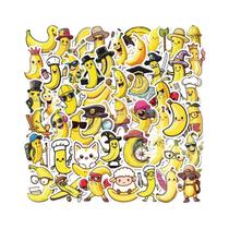 Adesivos De Banana Amarela 50 Peças Decalques Engraçados Para DIY Capacete Guitarra Telefone Laptop