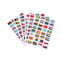 Adesivos De Bandeiras De 192 Países, Etiquetas Autoadesivas Para Viagem, 6 Folhas