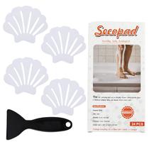 Adesivos de banheira antiderrapantes Secopad Shell Safety Blue 24 unidades