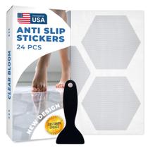 Adesivos de banho antiderrapantes, 24 peças, tiras de chuveiro antiderrapantes invisíveis para adultos, adesivos de banheira premium (transparentes) Adesivos de banho antiderrapantes, 24 peças, tiras de chuveiro antiderrapantes invisíveis para adultos, adesivos de banheira premium (transparentes)