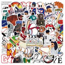 Adesivos de beisebol, vinil impermeável, anime, 50 unidades/lote, 5-7 cm Adesivos de beisebol, vinil impermeável, anime, 50 unidades/lote, 5-7 cm