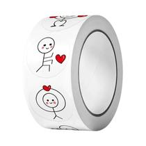 Adesivos De Boneco De Palito De 20mm E 25mm, 500 Peças, Etiquetas Circulares De Desenho Animado Adesivos De Boneco De Palito De 20mm E 25mm, 500 Peças, Etiquetas Circulares De Desenho Animado