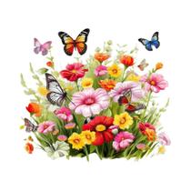 Adesivos De Borboleta E Flores Para Tampa De Vaso Sanitário, Decoração Removível Para Banheiro