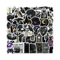 Adesivos De Bruxa Gótica À Prova d'Água Para Skateboard, Capacete De Motocicleta, Decoração De