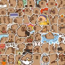 Adesivos de Capivara fofos - 100 Peças - Decalques para Laptop