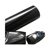 Adesivos De Carro De Fibra De Carbono Brilhante 7D Filme De Envoltório De Vinil Anti Arranhões