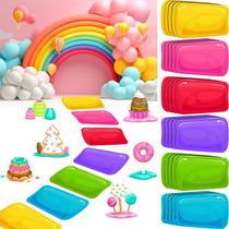 Adesivos de chão para decoração de festa com tema Skyygemm Candy