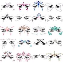 Adesivos de cristal Face Jewels SIQUK Mermaid Strass x20 Adesivos de cristal Face Jewels SIQUK Mermaid Strass x20