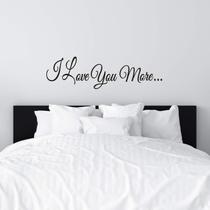 Adesivos de decoração de parede VODOE Love Quotes I Love You More Adesivos de decoração de parede VODOE Love Quotes I Love You More